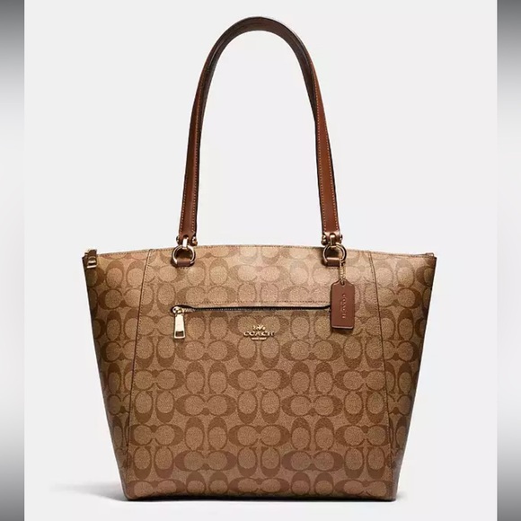 Coach prairie tote bag in signature canvas - Picture 4 of 4